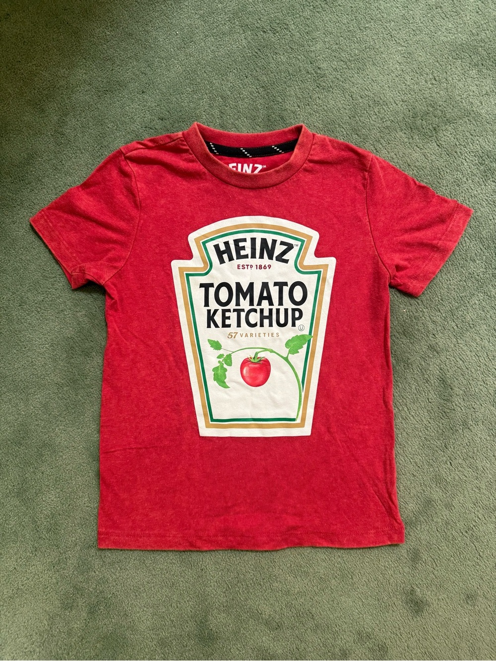 Heinz Kids Red Tomato Graphic Short Sleeve Tee